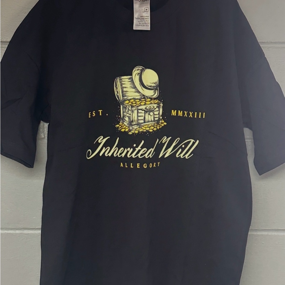 Black T-Shirt allegory inherited will